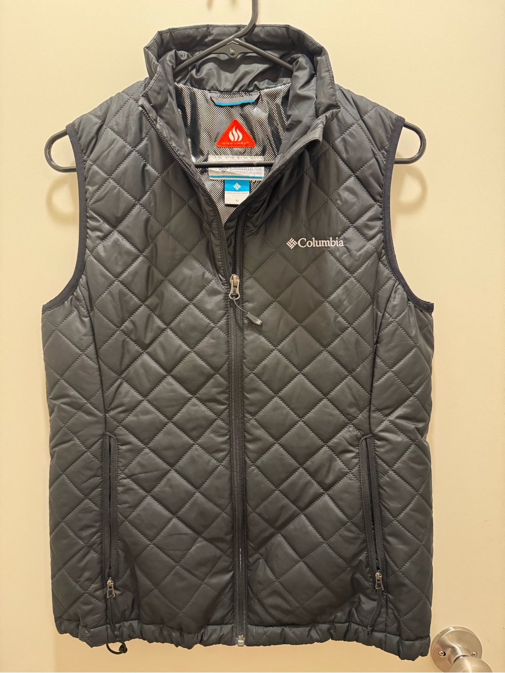 Columbia Omni-Heat Jacket — Black with Red Accent